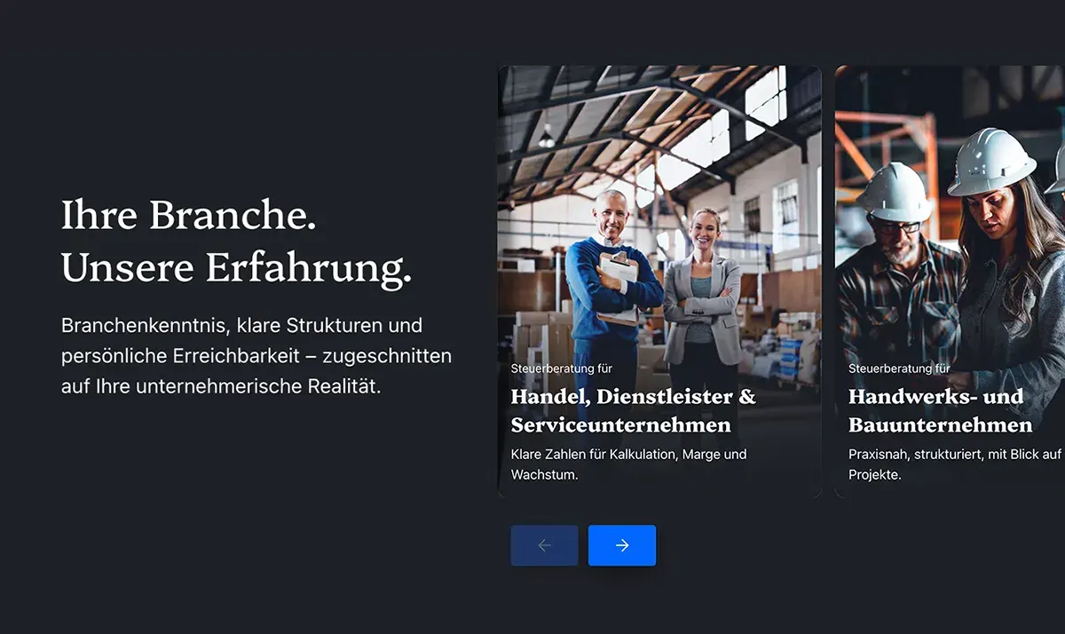 Kurczinski, Grünewald und Partner — Website